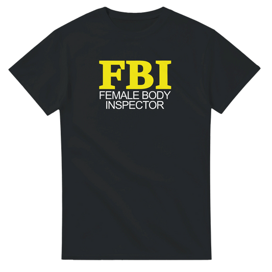 UNISEX FBI T - SHIRT - Print Material - DROBA