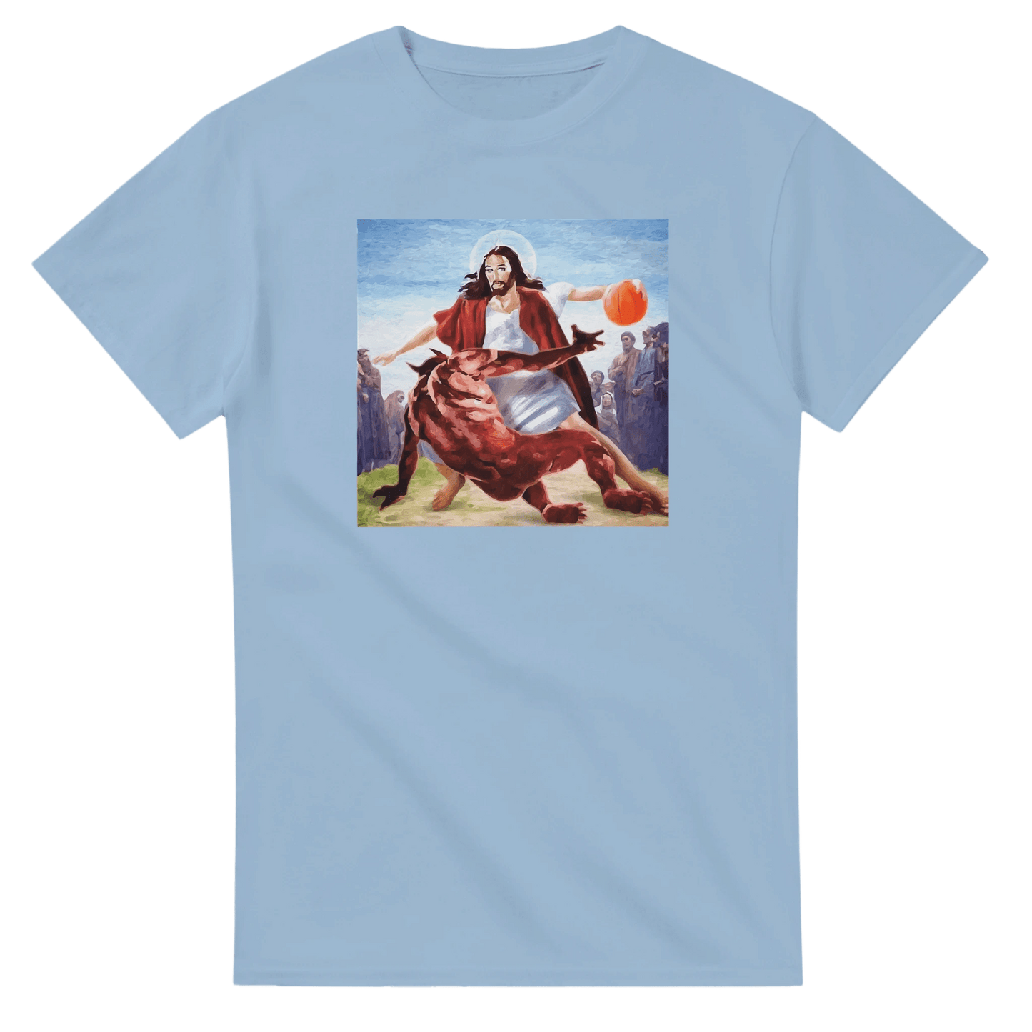UNISEX JESUS CROSS T - SHIRT - Print Material - DROBA