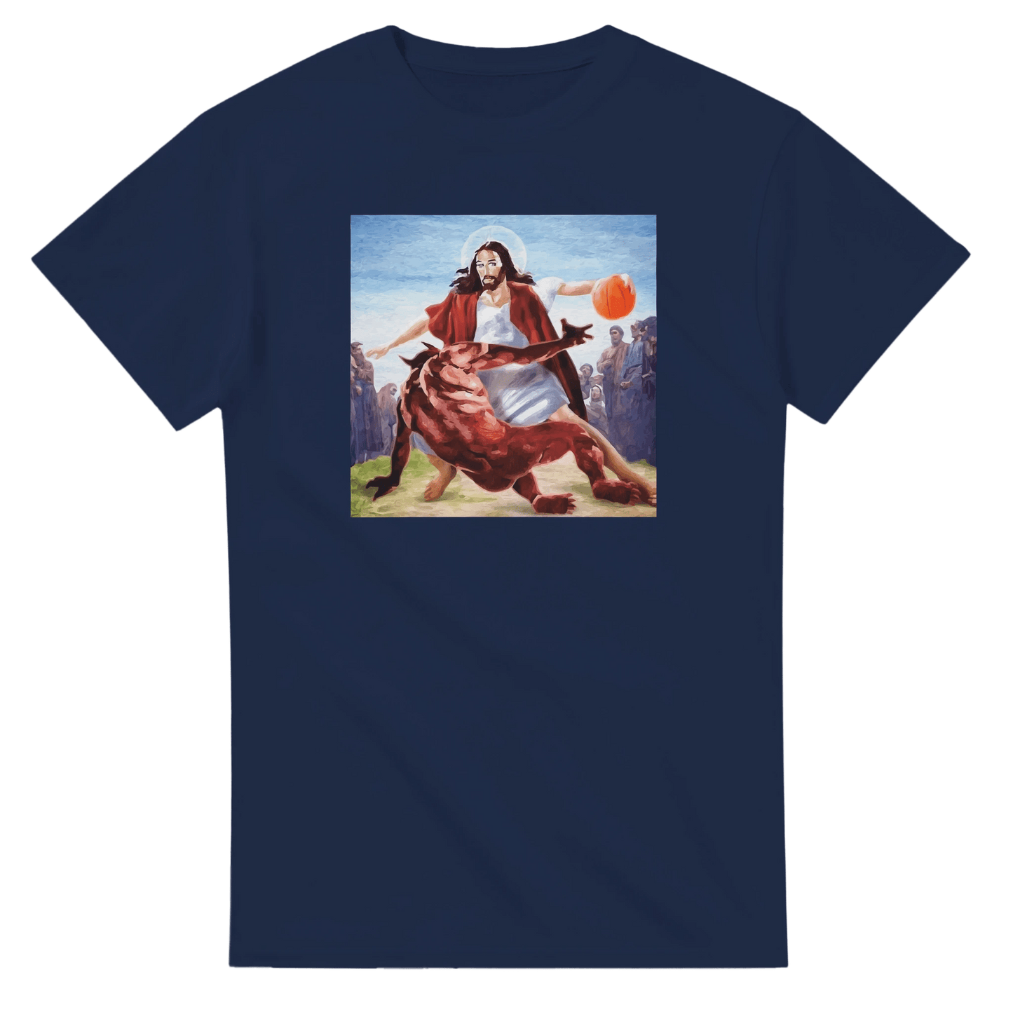 UNISEX JESUS CROSS T - SHIRT - Print Material - DROBA