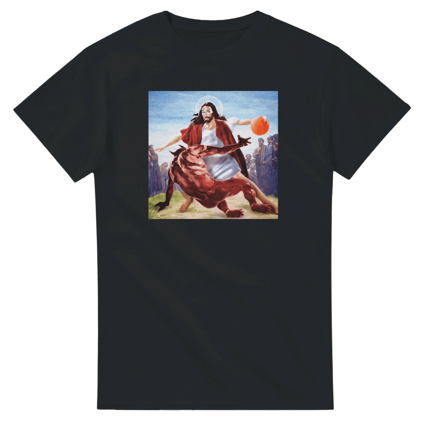 UNISEX JESUS CROSS T - SHIRT - Print Material - DROBA