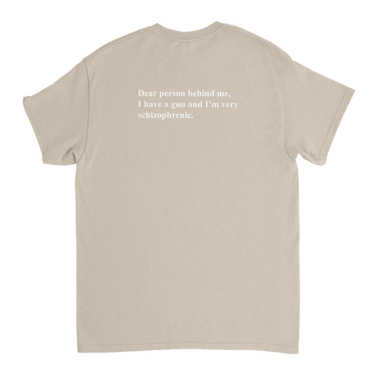 UNISEX SCHIZOPHRENIC T - SHIRT - Print Material - DROBA