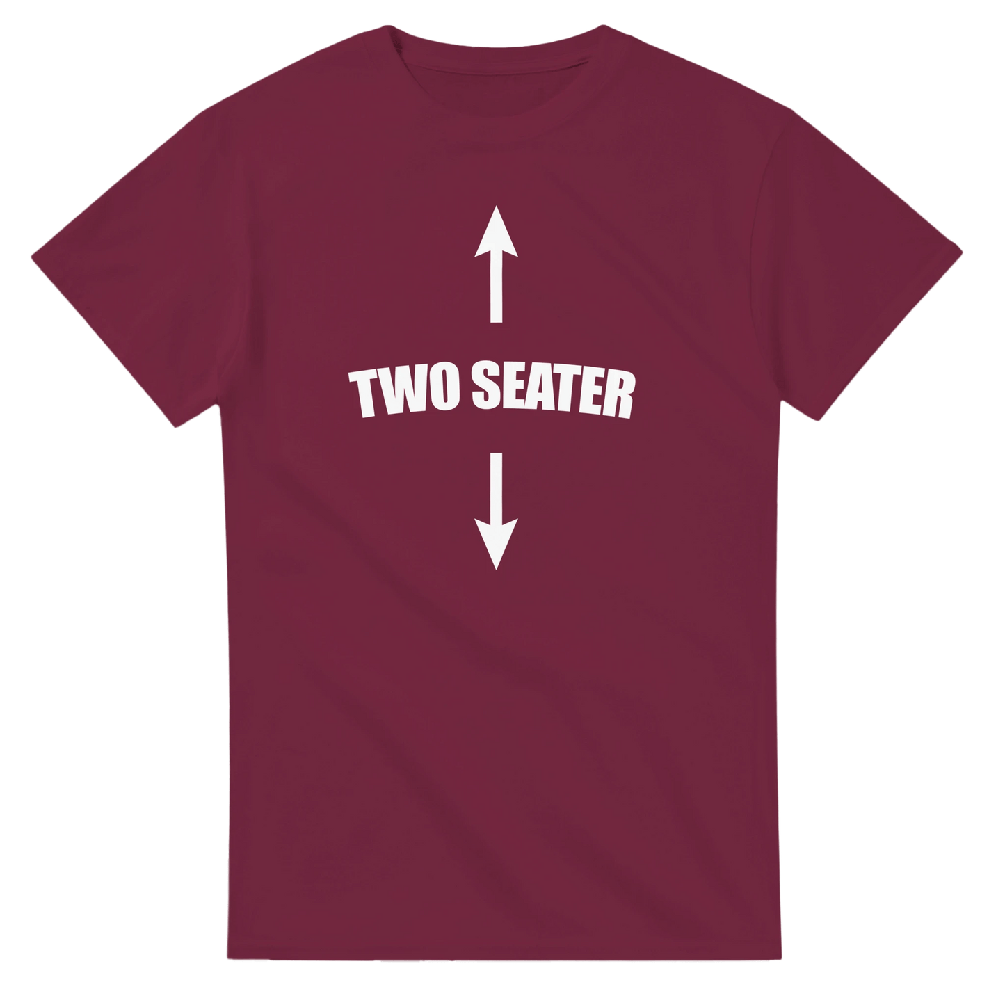 UNISEX TWO SEATER T - SHIRT - Print Material - DROBA