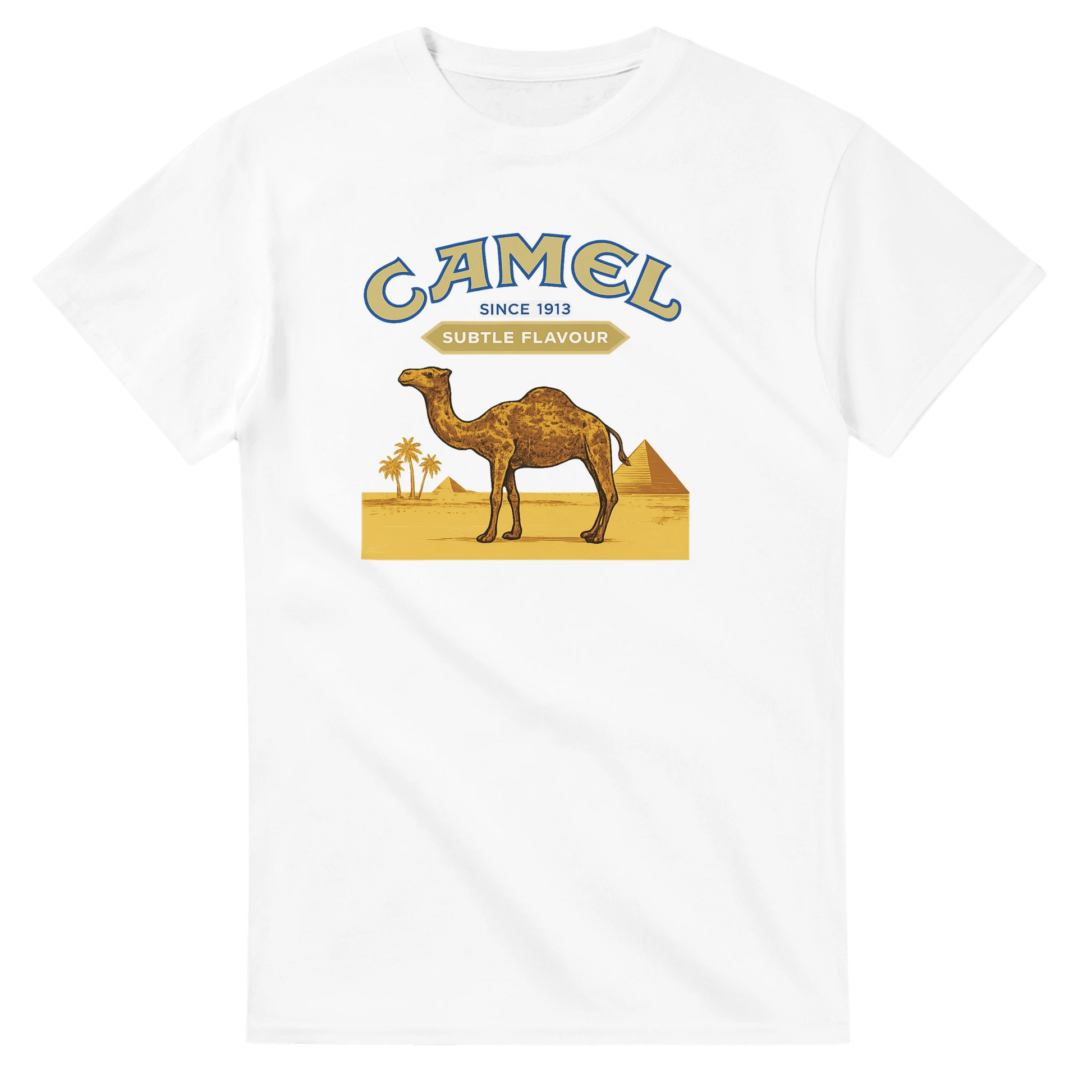 UNISEX CAMEL T - SHIRT - Print Material - DROBA