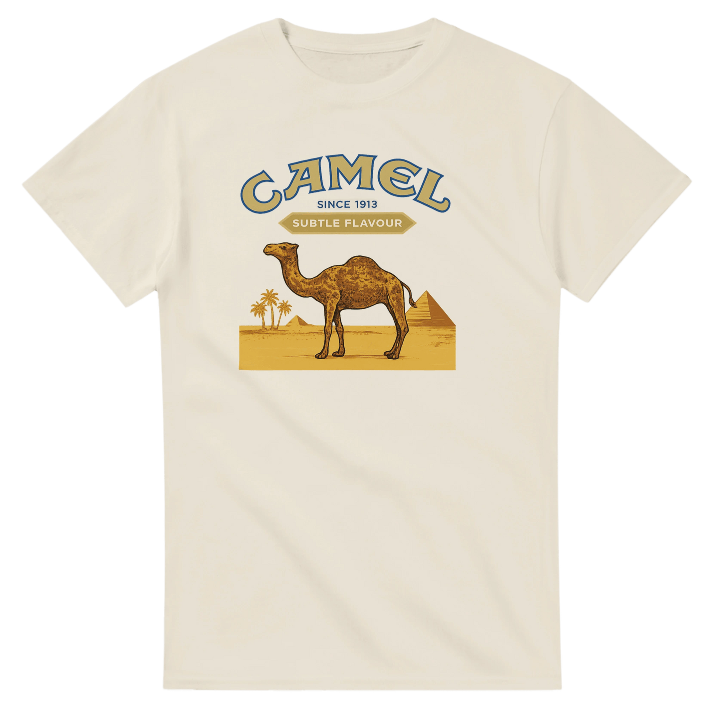 UNISEX CAMEL T - SHIRT - Print Material - DROBA
