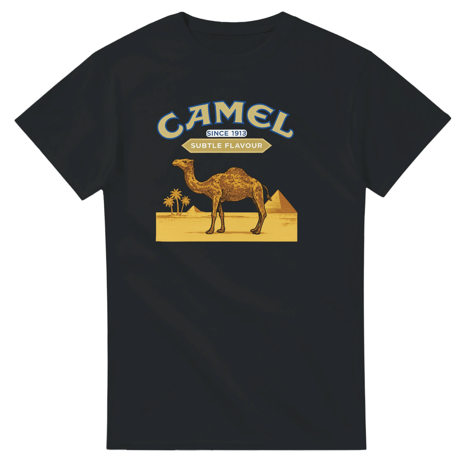 UNISEX CAMEL T - SHIRT - Print Material - DROBA