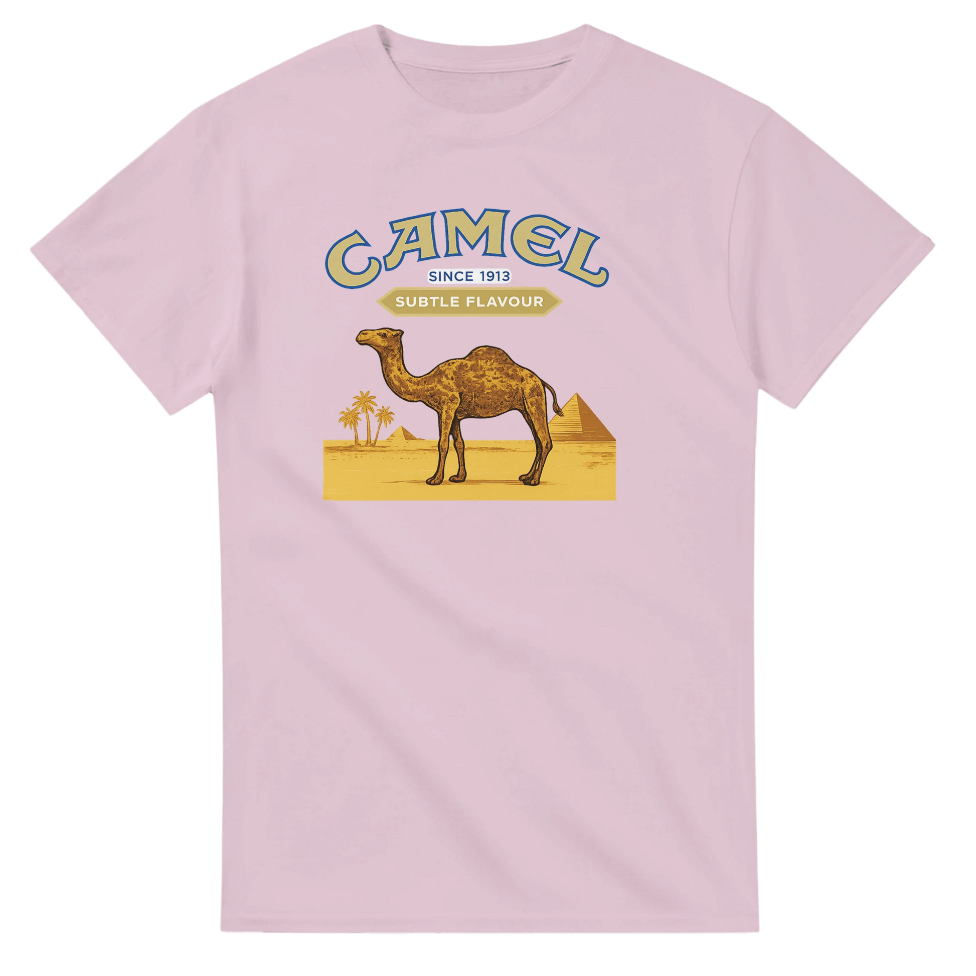 UNISEX CAMEL T - SHIRT - Print Material - DROBA