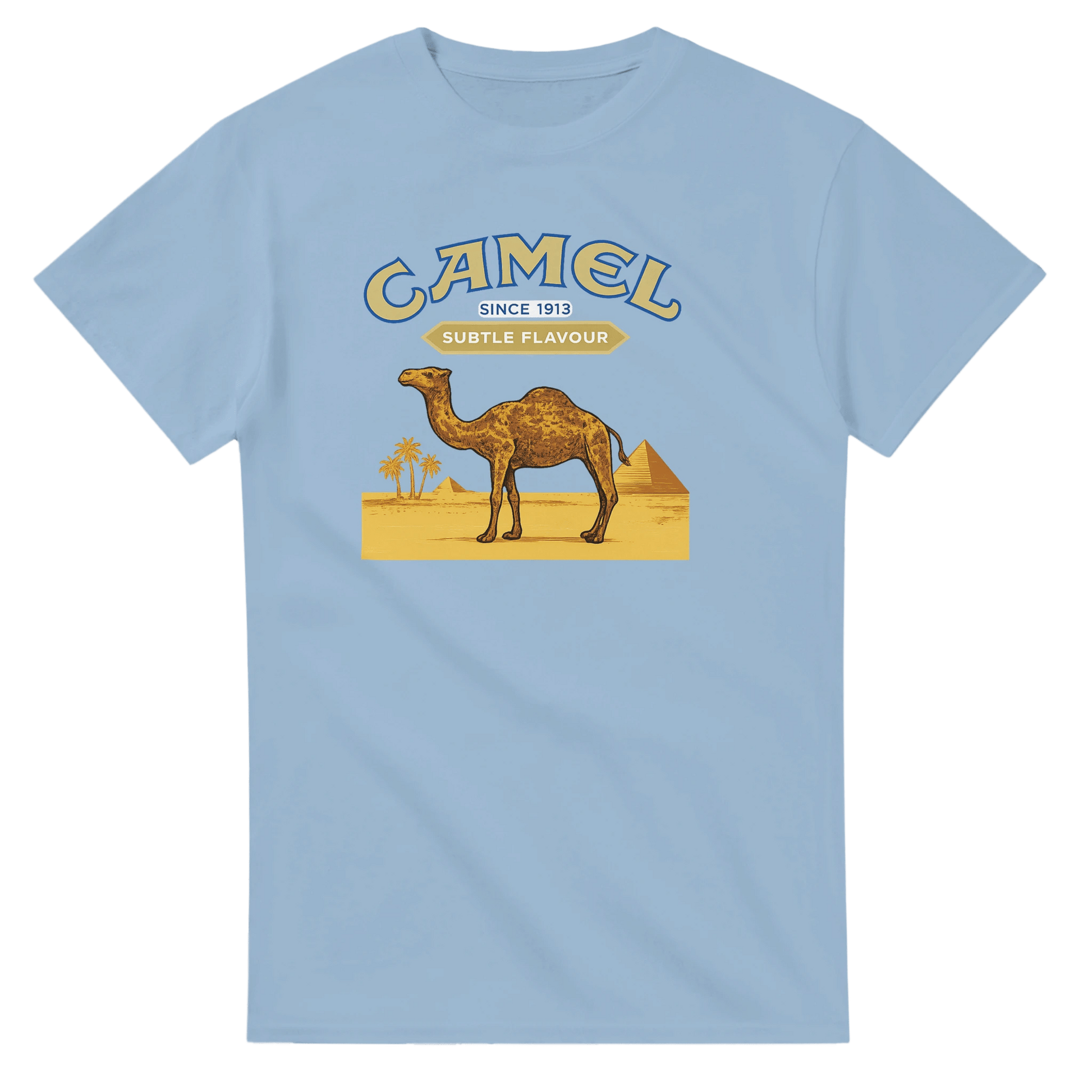 UNISEX CAMEL T - SHIRT - Print Material - DROBA