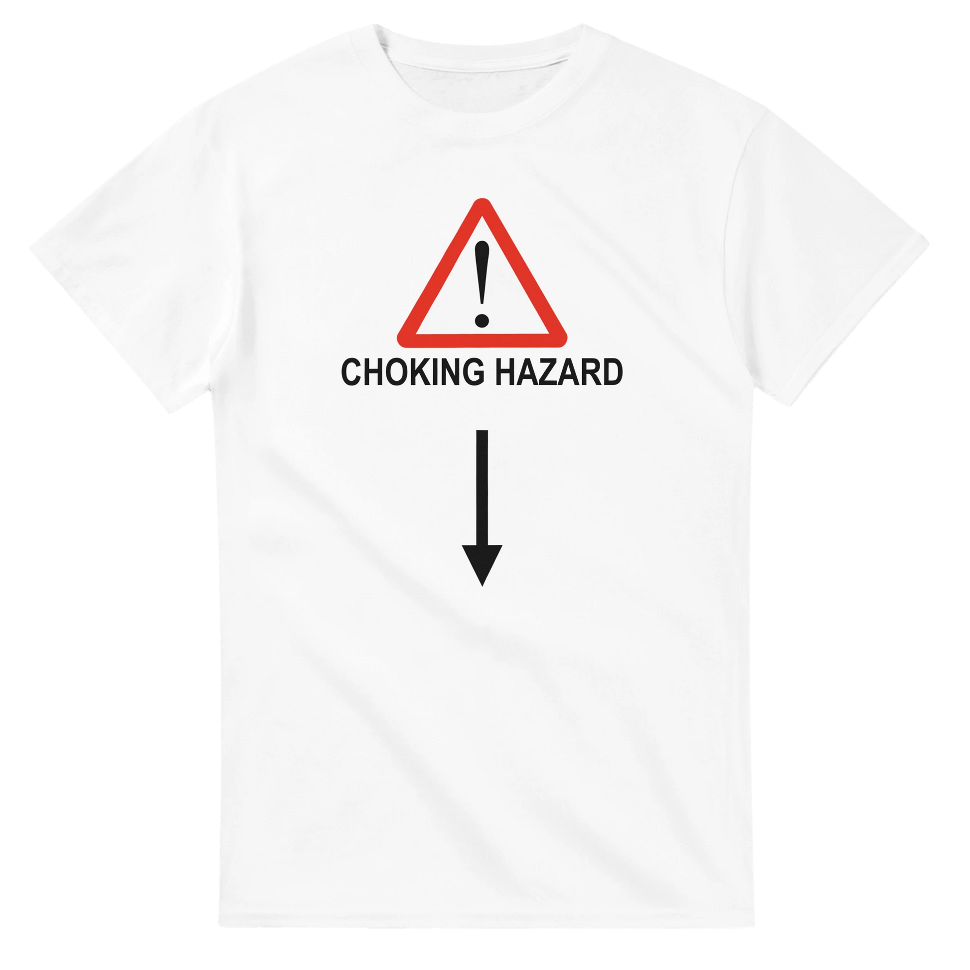 UNISEX CHOKING HAZARD T - SHIRT - Print Material - DROBA