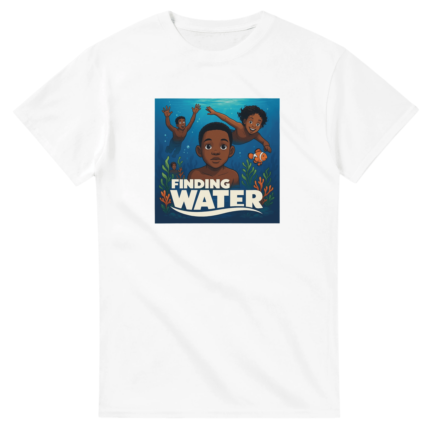 UNISEX FINDING WATER T - SHIRT - Print Material - DROBA
