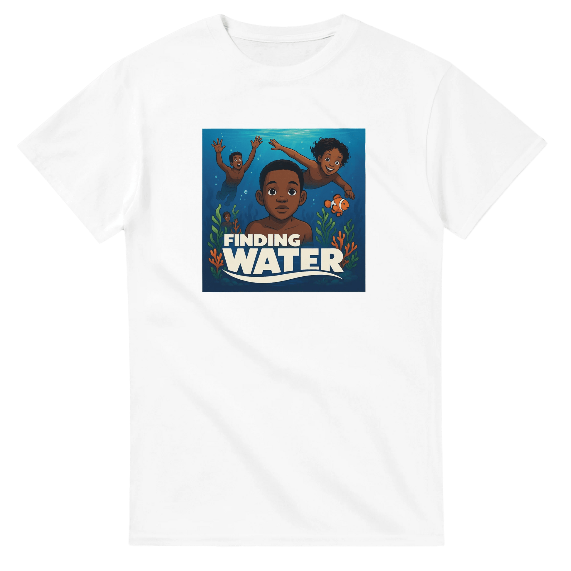 UNISEX FINDING WATER T - SHIRT - Print Material - DROBA