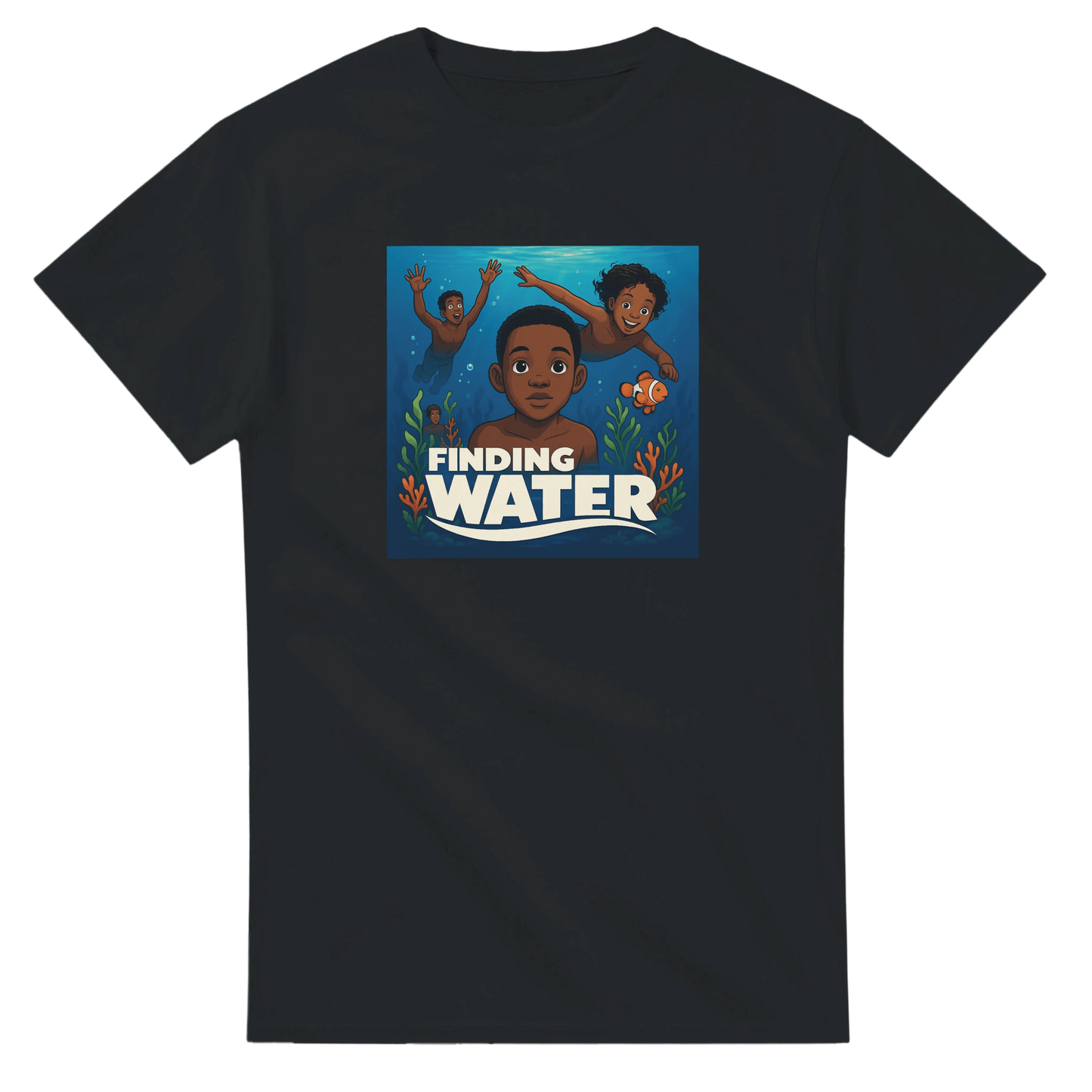 UNISEX FINDING WATER T - SHIRT - Print Material - DROBA