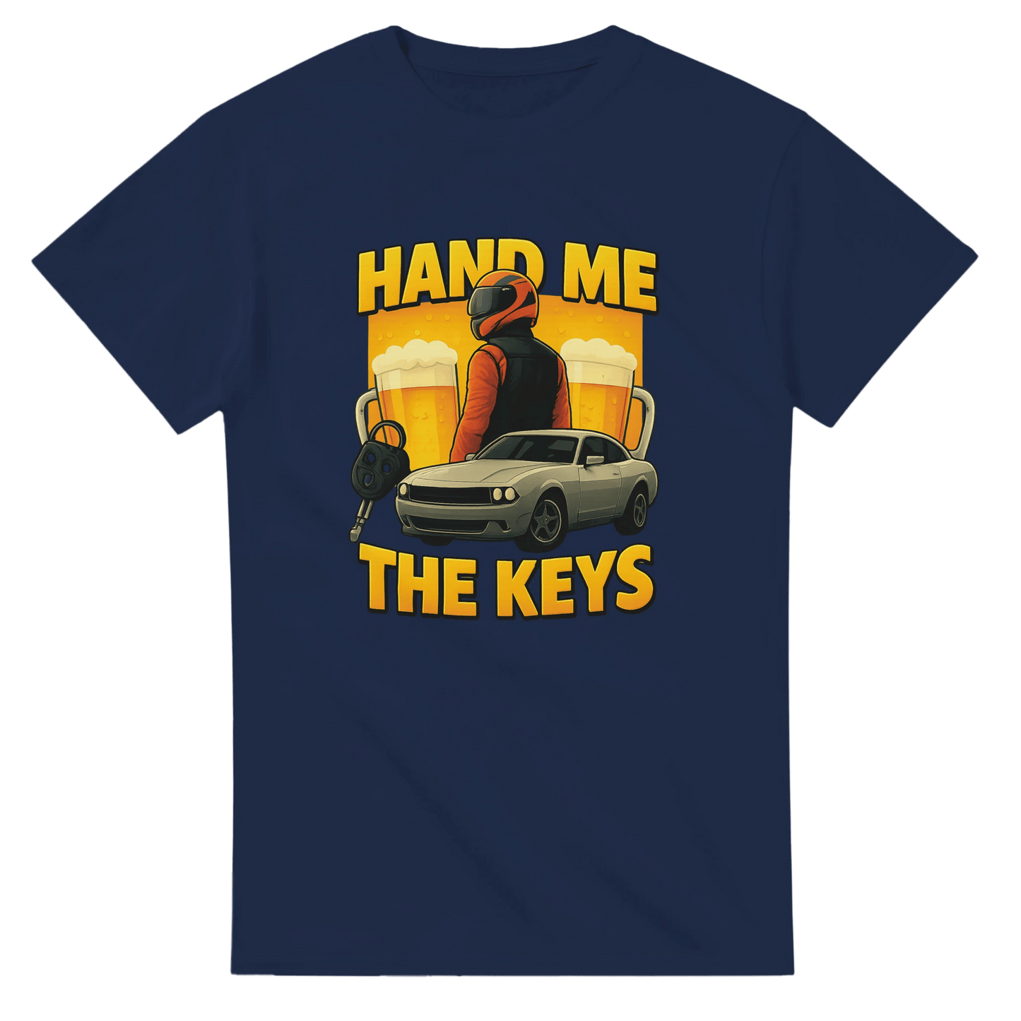 UNISEX HAND THE KEYS T - SHIRT - Print Material - DROBA