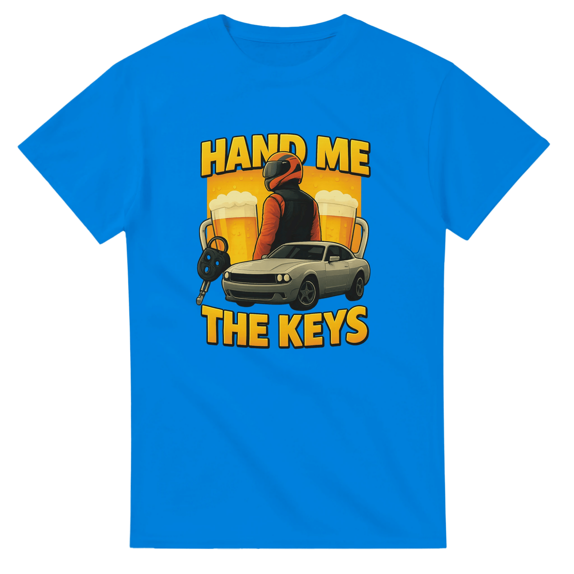 UNISEX HAND THE KEYS T - SHIRT - Print Material - DROBA