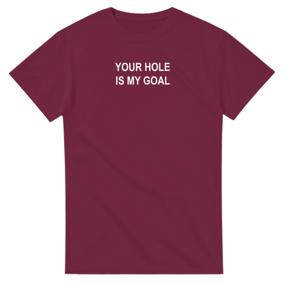 UNISEX HOLE GOAL T - SHIRT - Print Material - DROBA