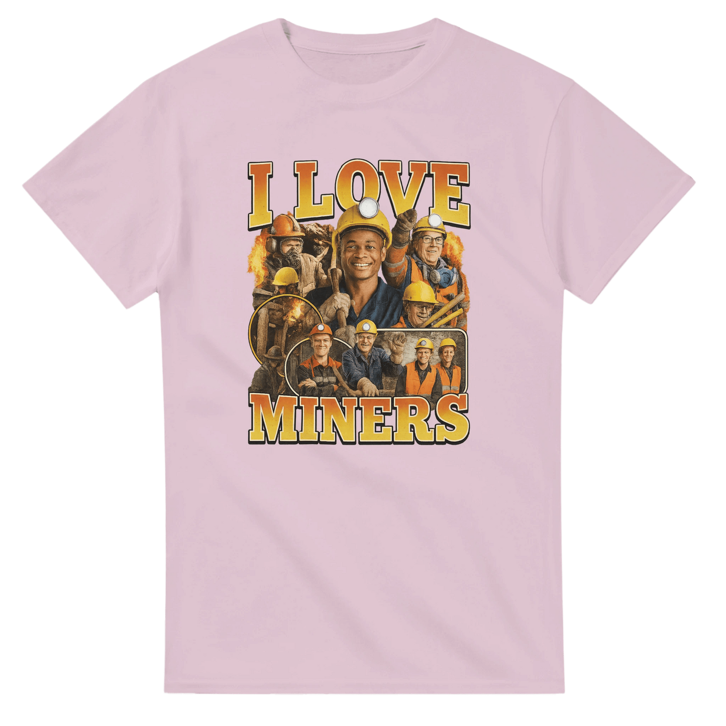 UNISEX I LOVE MINERS T - SHIRT - Print Material - DROBA