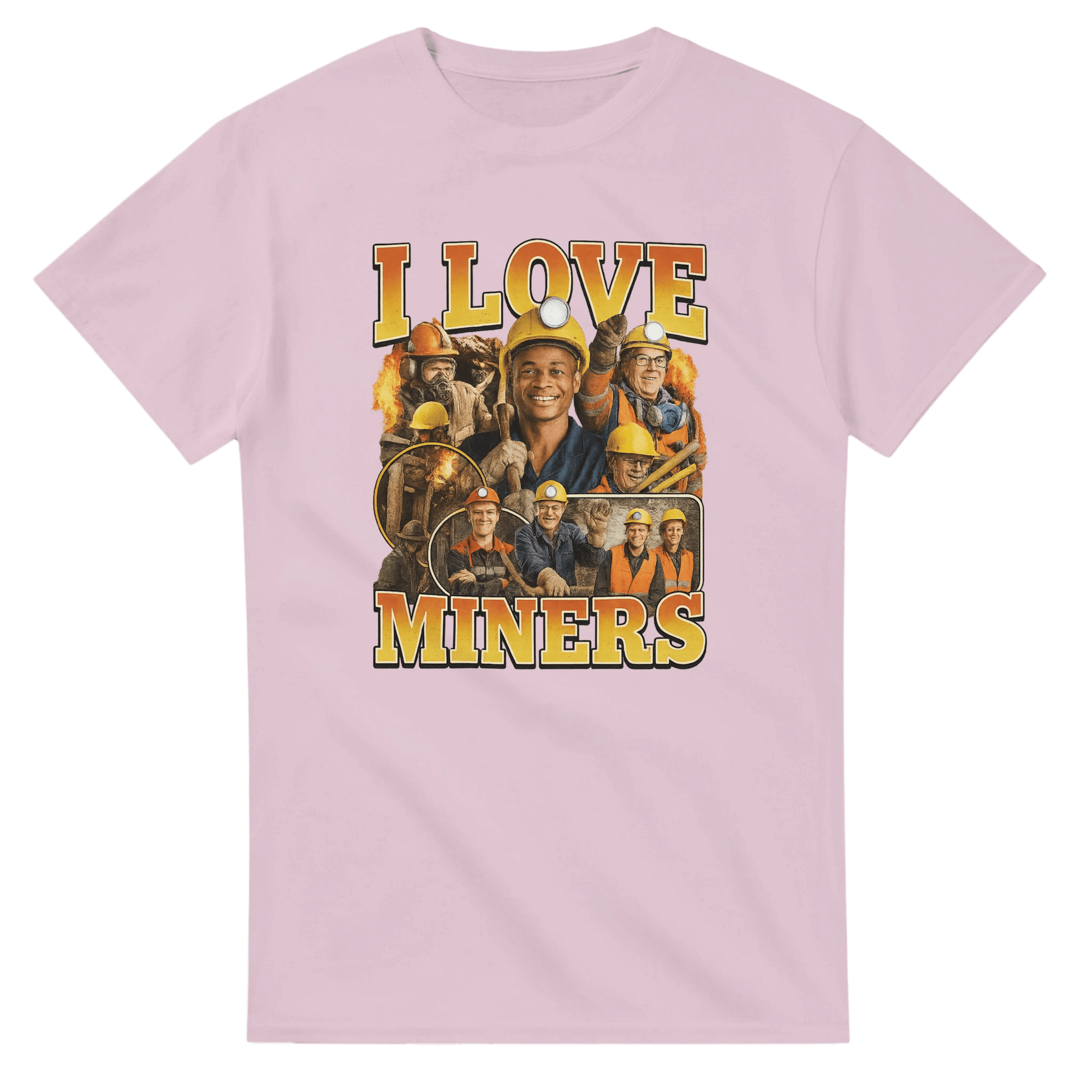 UNISEX I LOVE MINERS T - SHIRT - Print Material - DROBA