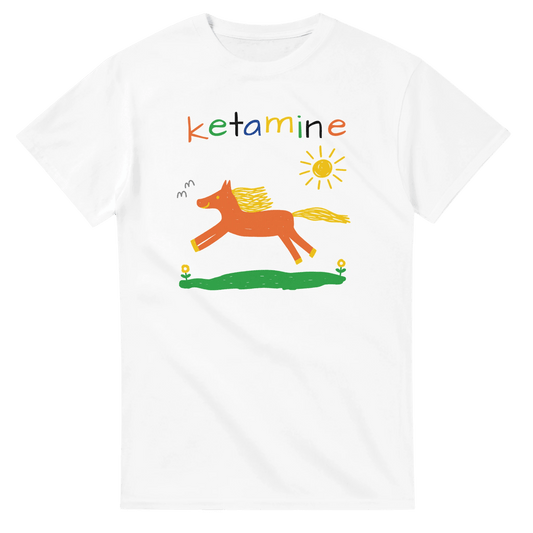 UNISEX KETAMINE T - SHIRT - Print Material - DROBA