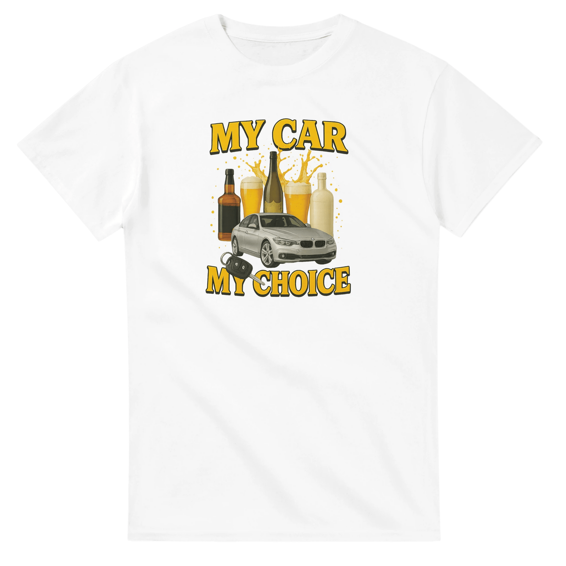 UNISEX MY CAR MY CHOICE T - SHIRT - Print Material - DROBA