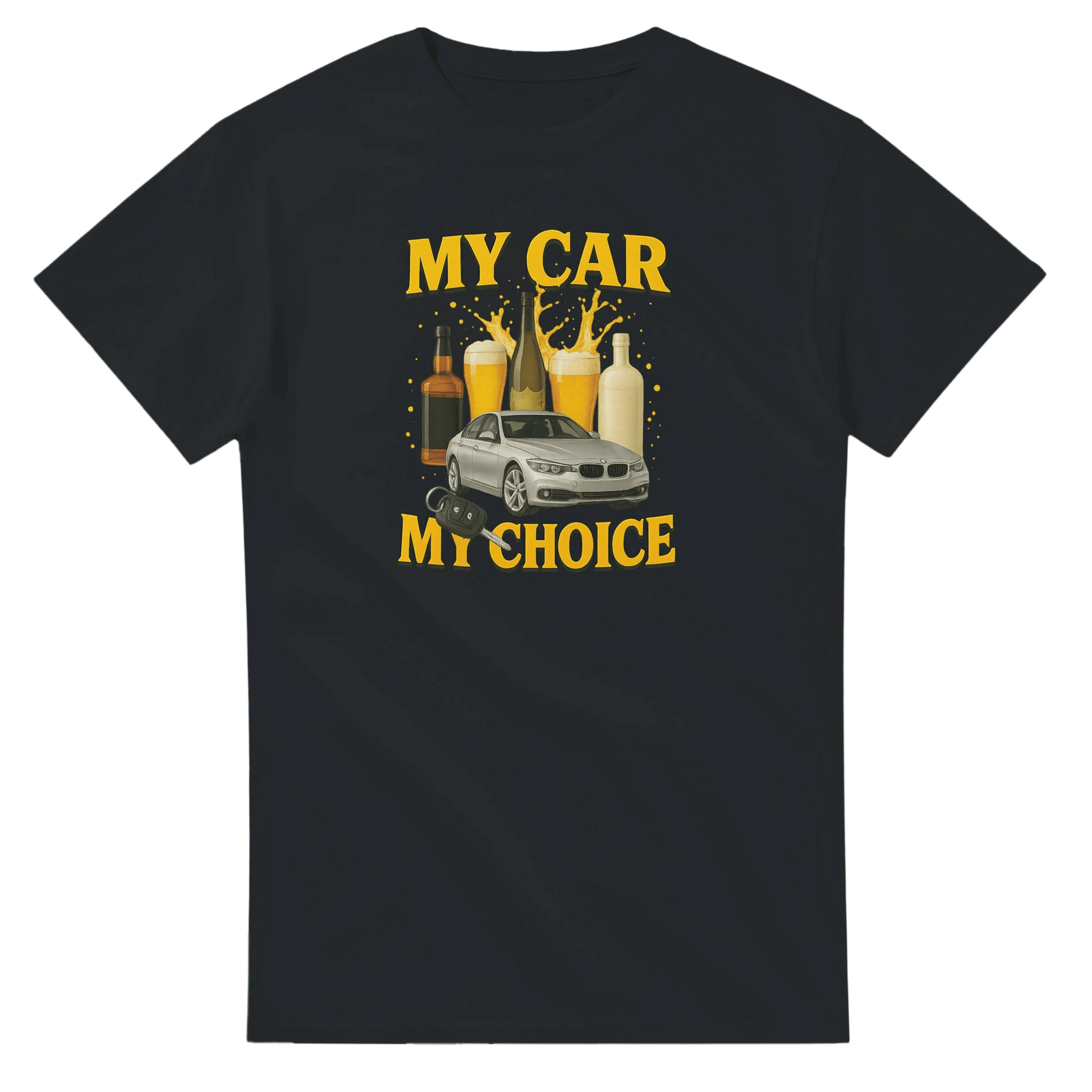 UNISEX MY CAR MY CHOICE T - SHIRT - Print Material - DROBA