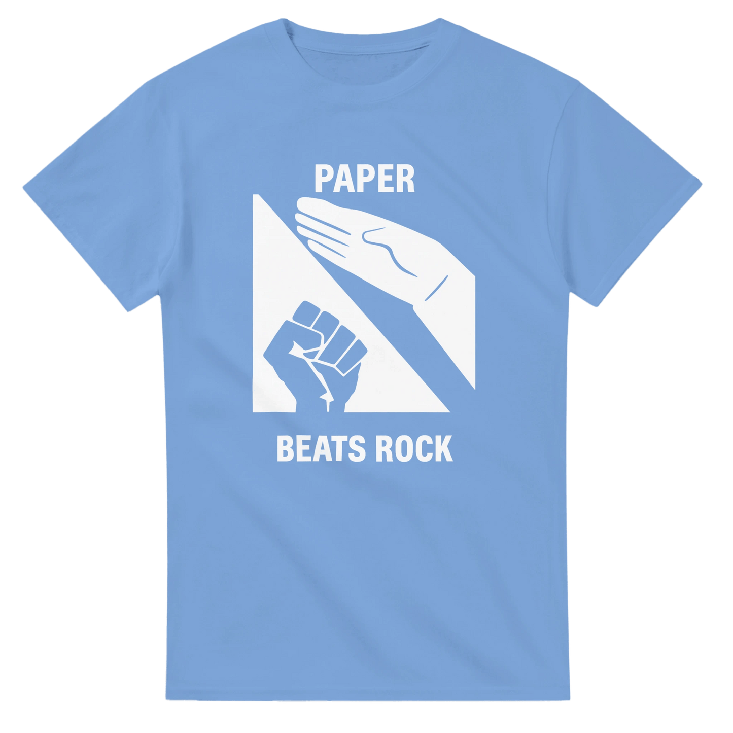 UNISEX PAPER BEATS ROCK T - SHIRT - Print Material - DROBA