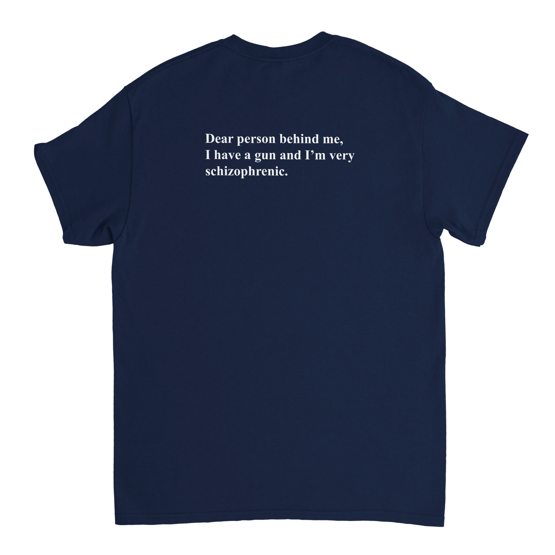 UNISEX SCHIZOPHRENIC T - SHIRT - Print Material - DROBA
