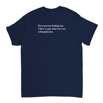 UNISEX SCHIZOPHRENIC T - SHIRT - Print Material - DROBA