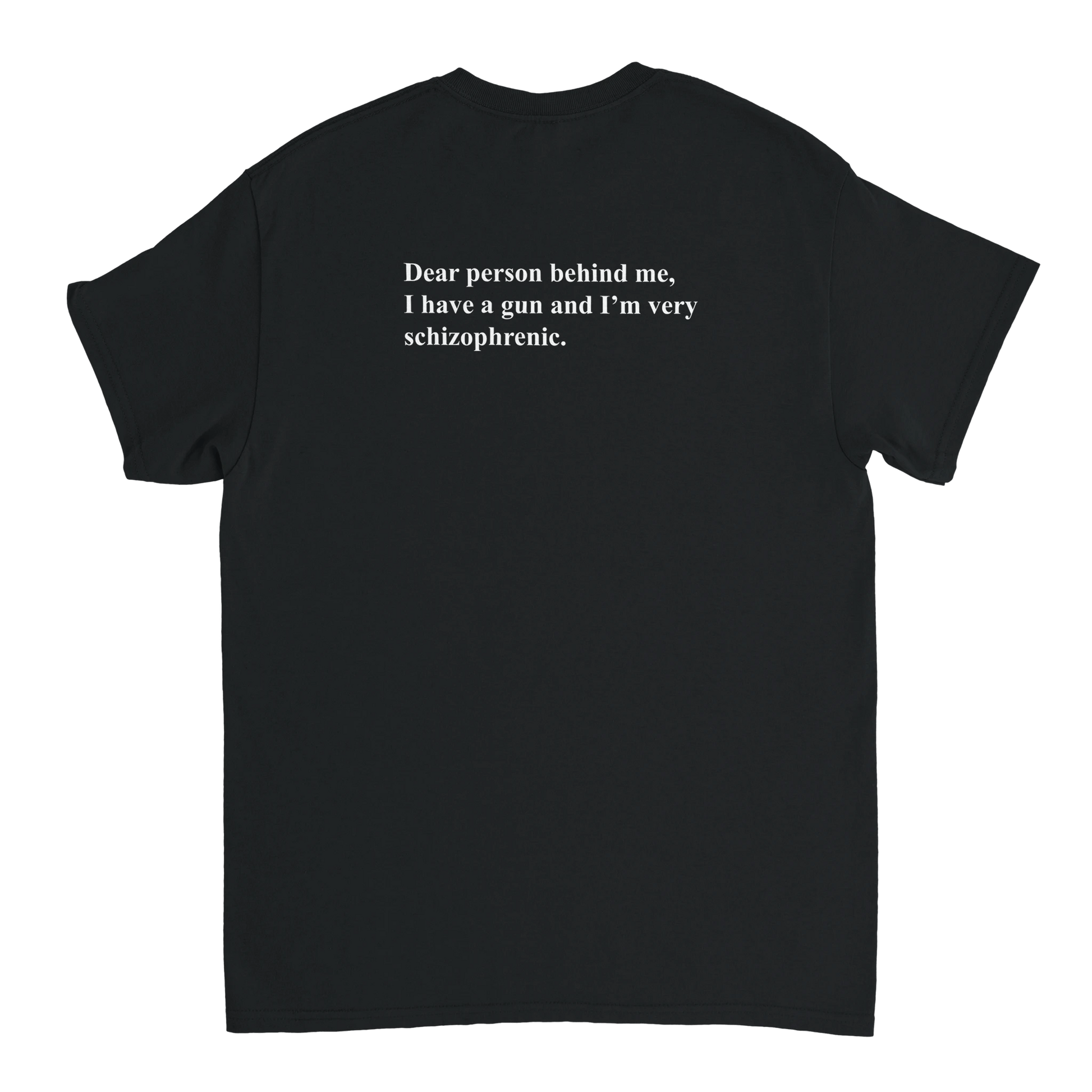 UNISEX SCHIZOPHRENIC T - SHIRT - Print Material - DROBA