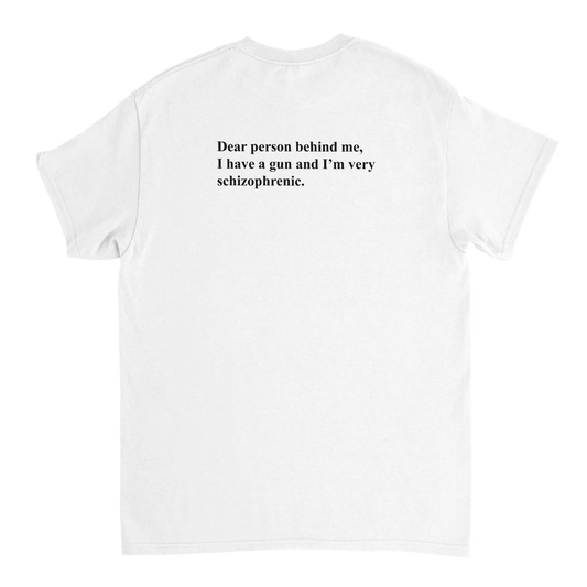 UNISEX SCHIZOPHRENIC T - SHIRT - Print Material - DROBA