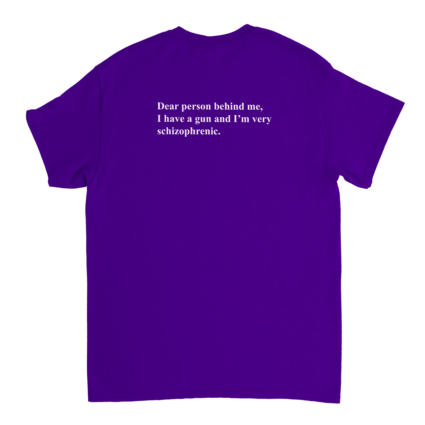 UNISEX SCHIZOPHRENIC T - SHIRT - Print Material - DROBA