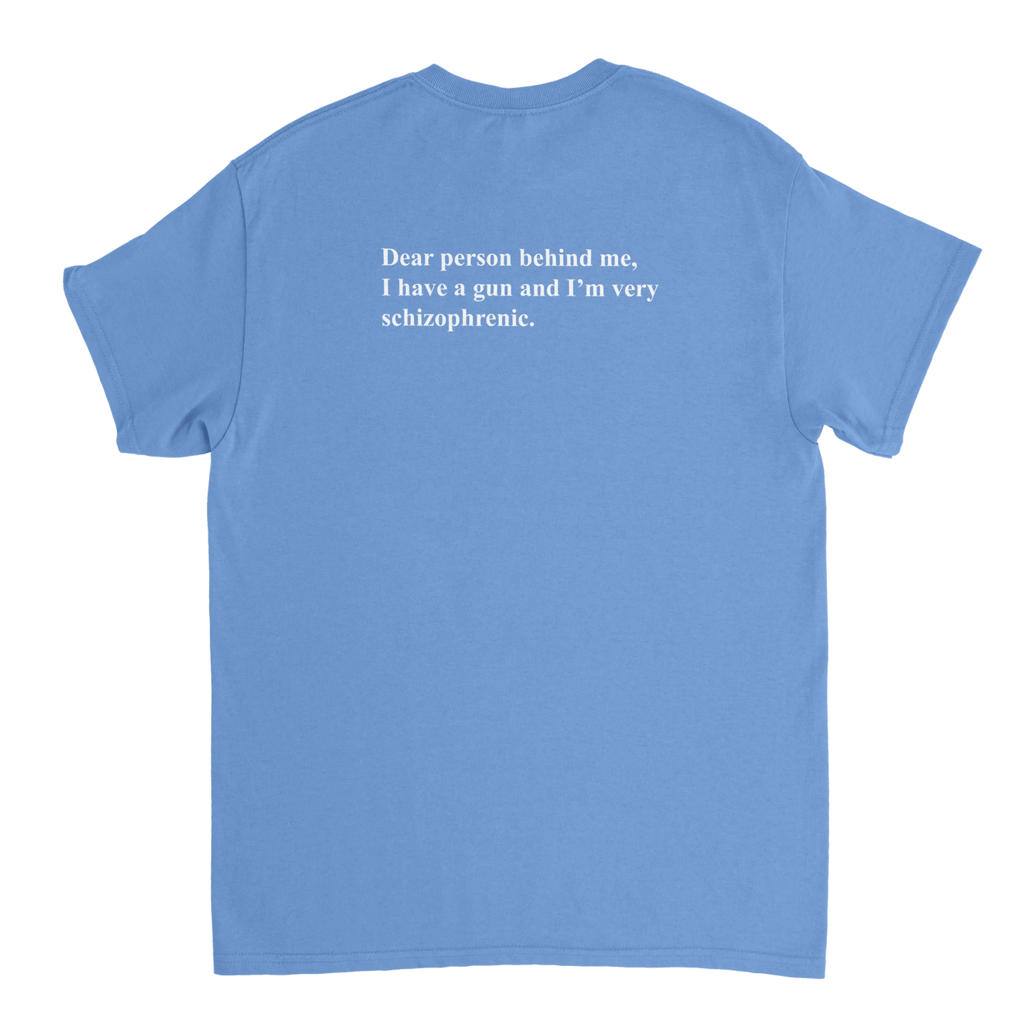 UNISEX SCHIZOPHRENIC T - SHIRT - Print Material - DROBA