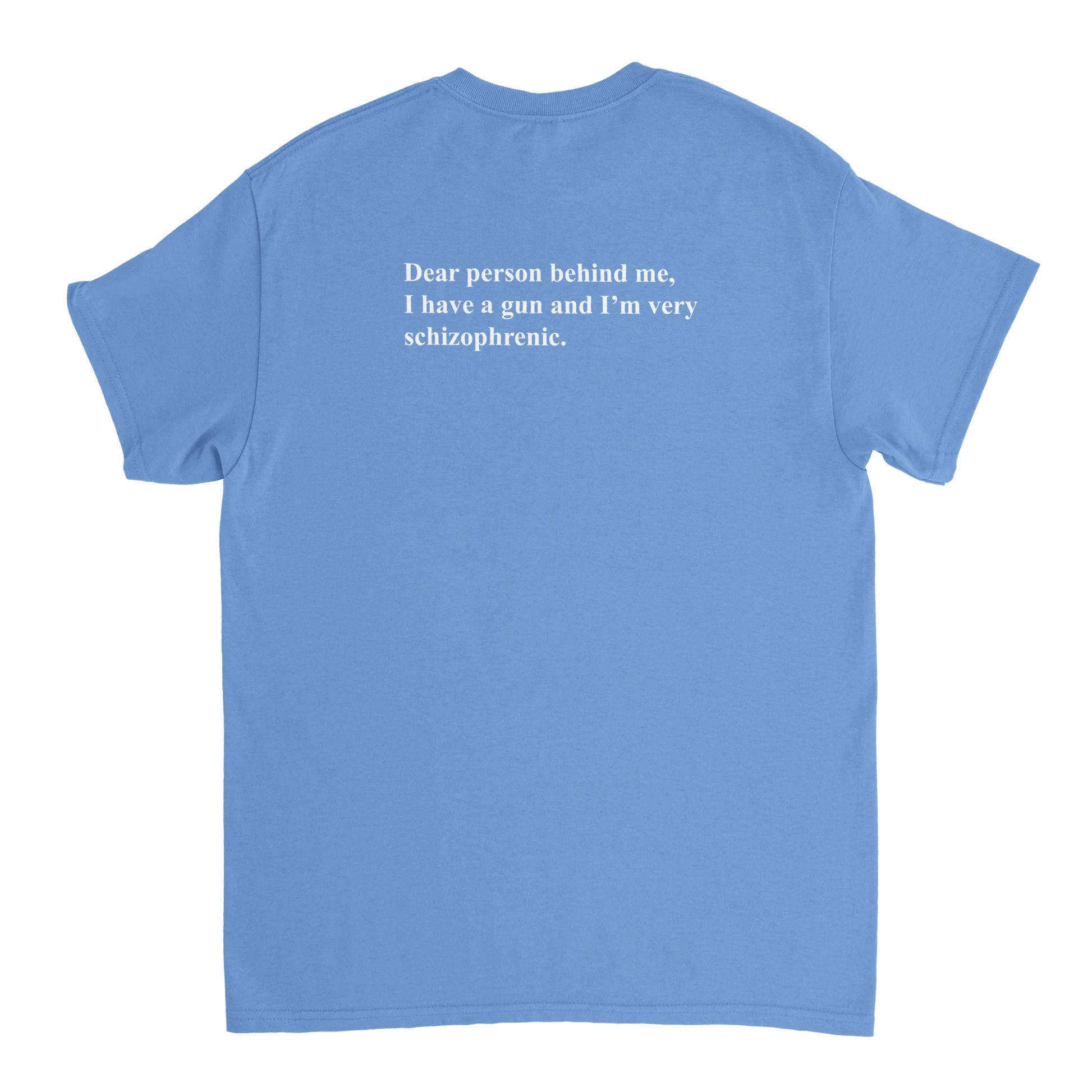 UNISEX SCHIZOPHRENIC T - SHIRT - Print Material - DROBA