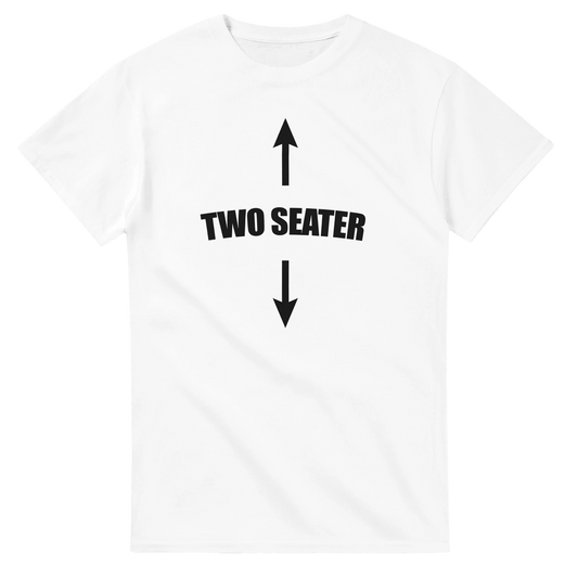UNISEX TWO SEATER T - SHIRT - Print Material - DROBA