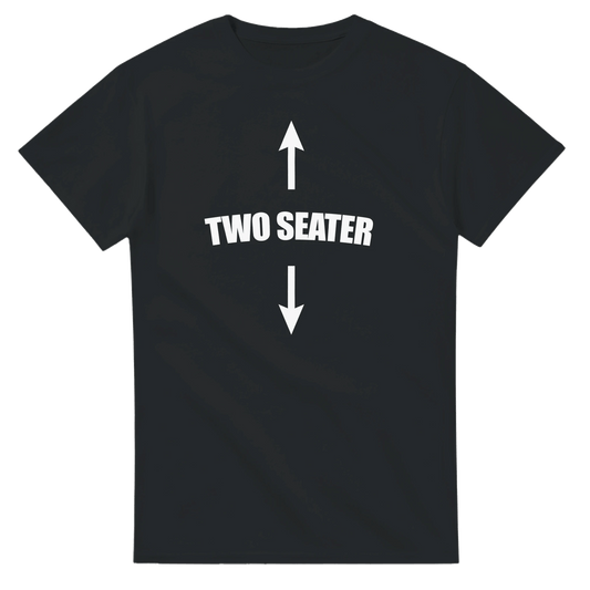 UNISEX TWO SEATER T - SHIRT - Print Material - DROBA