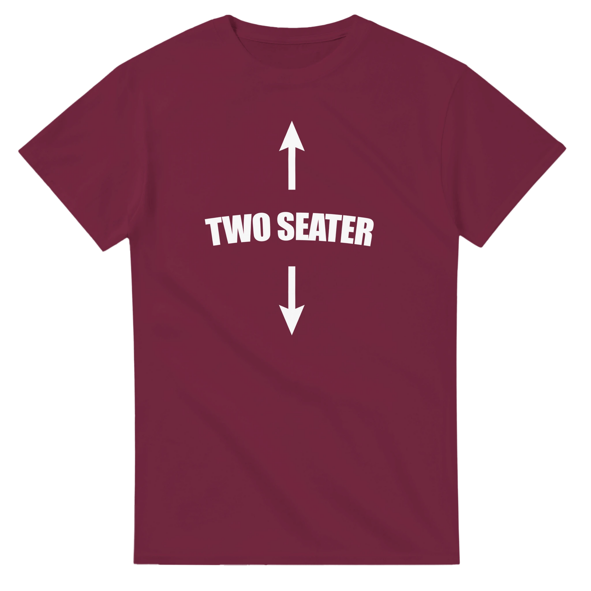 UNISEX TWO SEATER T - SHIRT - Print Material - DROBA